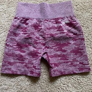 AYBL evolve camo seamless shorts